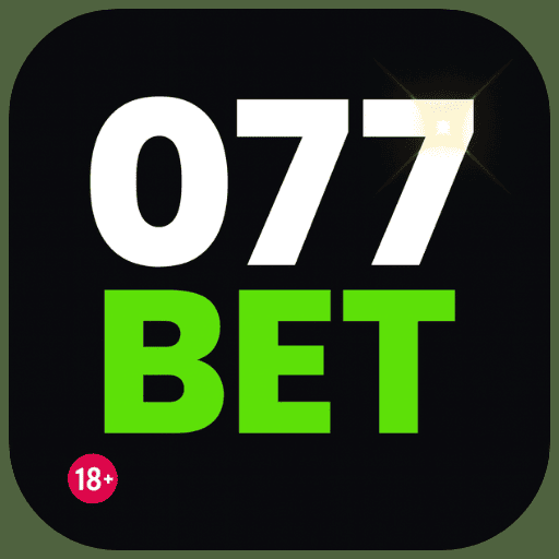 Imagem promocional da 077BET mostrando a plataforma e suas vantagens