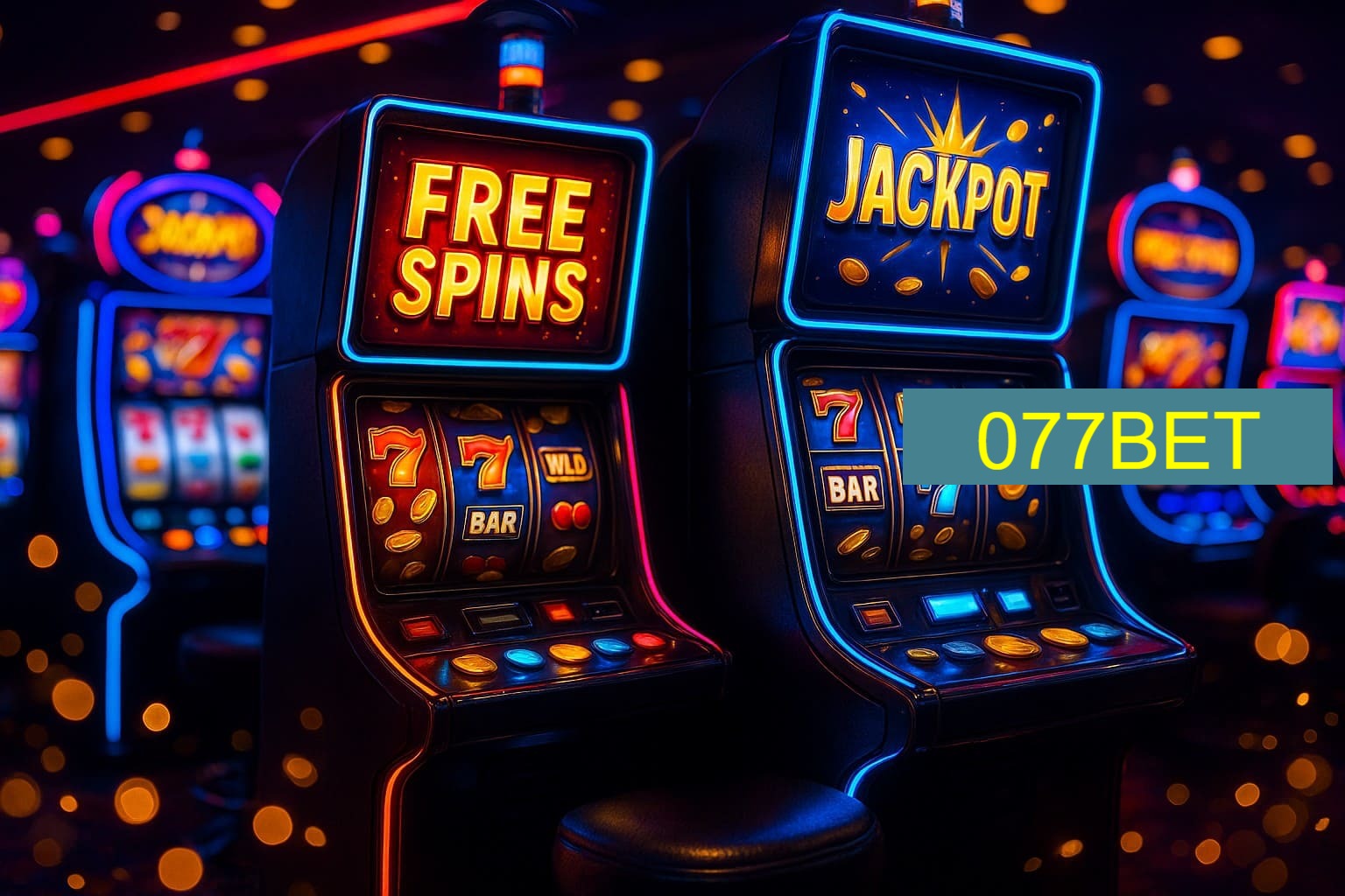 Diversos jogos de caça-níqueis